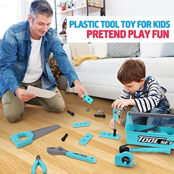 LOYO Kids Construction Toy Tool Set for Ages 3-7