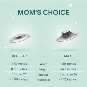 Koala Babycare The Original Nursing Cups 999 Silver – Nipple Shields for Nursing Newborn - Breastfeeding Essentials Protect and Soothe Cracked Nipples - Maxi Size