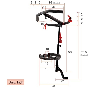 HYPERAX Iridium Kayak Rack for RV and SUV - Easy Install