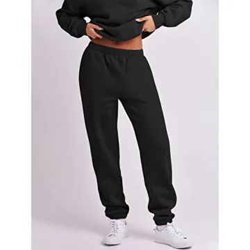 ANRABESS Women's Oversized Half Zip Sweatsuit Jogger Set