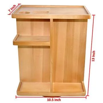 Spiretro 360 Degree Rotating Cosmetic Organizer for Effortless Storage