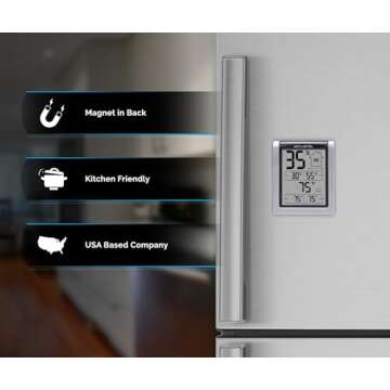 AcuRite Wireless Digital Indoor Thermometer and Hygrometer Monitor for Inside Temperature and Humidity Measurements (00613)
