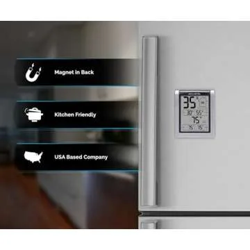 AcuRite Wireless Digital Indoor Thermometer and Hygrometer Monitor for Inside Temperature and Humidity Measurements (00613)