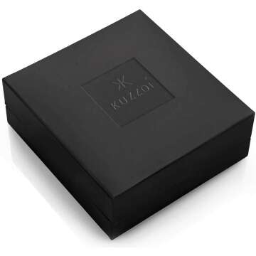 Kuzzoi Sterling Silver Byzantine Bracelet for Men