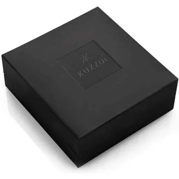 Kuzzoi Sterling Silver Byzantine Bracelet for Men