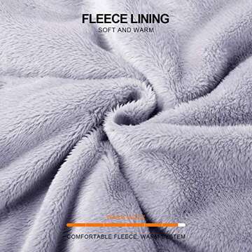 CAMEL CROWN Women’s Waterproof Ski Jacket - Warm Ski Coat in Gray XXL