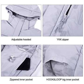 Stylish Women's Waterproof Ski Jacket for Winter Adventures