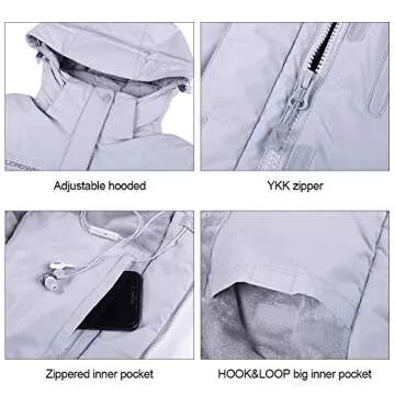 Stylish Women's Waterproof Ski Jacket for Winter Adventures