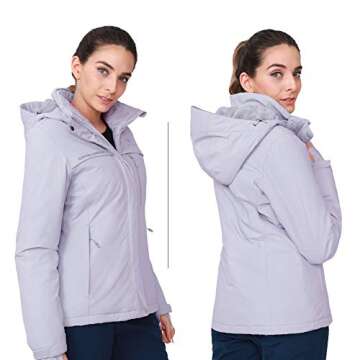 Stylish Women's Waterproof Ski Jacket for Winter Adventures