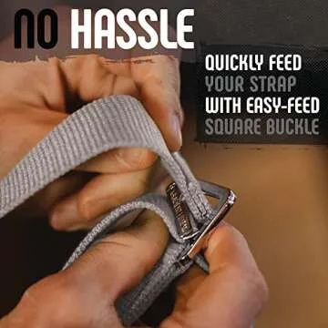 Gradient Fitness Yoga Strap - Soft & Durable Stretching Band