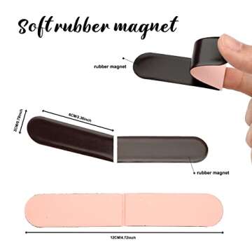 Magnetic Bookmarks, 15PCS Bookmark, Cute Bookmarks, Magnet Bookmark Clips, Bookmarks for Women Men K...