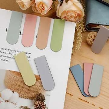 Magnetic Bookmarks Set of 15PCS - Colorful, Durable, Fun!