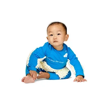 Cute Baby Mop Onesie for Crawlers and Pet Owners