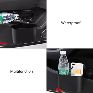 Car Trash Can Bin with Lid - Compact & Stylish Solution