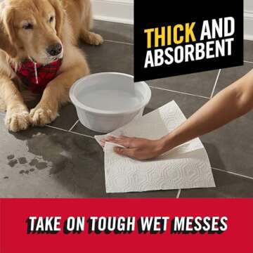 Brawny Tear-A-Square Paper Towels - Perfect for All Messes