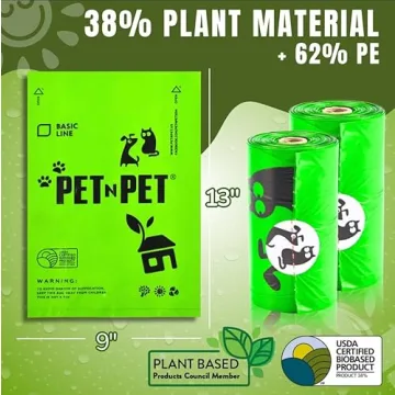 Pet N Pet Eco-Friendly Dog Waste Bags - 1080 Count
