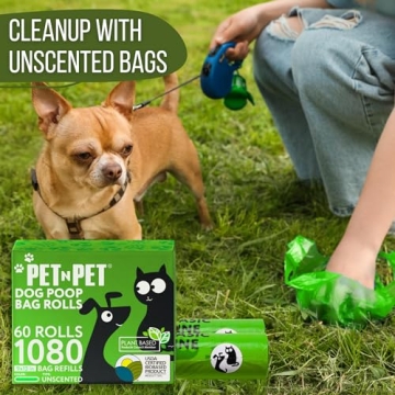 Pet N Pet Eco-Friendly Dog Waste Bags - 1080 Count