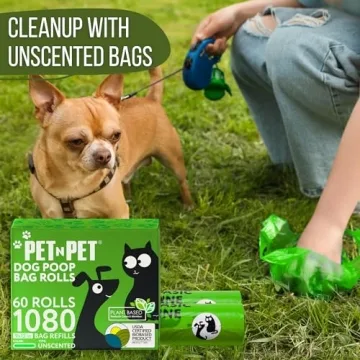 Pet N Pet Eco-Friendly Dog Waste Bags - 1080 Count