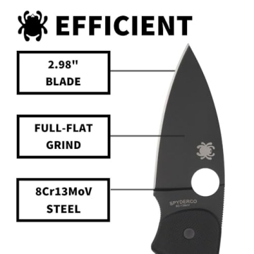 Spyderco Efficient Knife - Compact & Ergonomic design