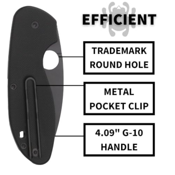 Spyderco Efficient Knife - Compact & Ergonomic design