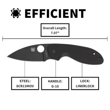 Spyderco Efficient Knife - Compact & Ergonomic design