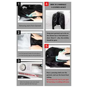 RISISSIDA Women Faux Leather Long Jacket Double Breasted, Vegan Pleather Mid Length Coats with Belt Black S