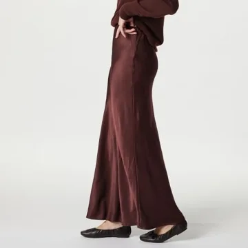 Maxi Skirt by The Drop Stylish Silky Flexibility
