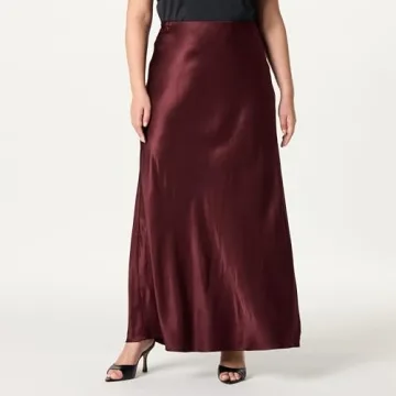 Maxi Skirt by The Drop Stylish Silky Flexibility