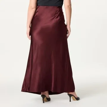 Maxi Skirt by The Drop Stylish Silky Flexibility