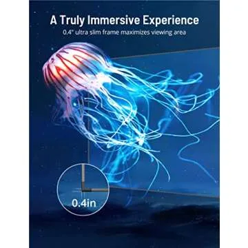 Projector Screen, Paris Rhône 100” 4K Ultra HD 16:9 Ambient Light Rejecting Fixed Frame ALR Projector Screen, Ceiling Light Rejecting Projection Screen for Ultra-Short Throw Projectors