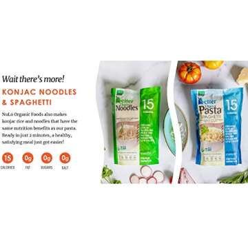 Better Than Rice. Certified Organic. Vegan, Gluten-Free, Non-GMO, Konjac Rice 14 Ounces (6 Pack)