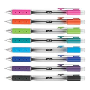 TUL Retractable Gel Pens - Fine Point Writing Excellence