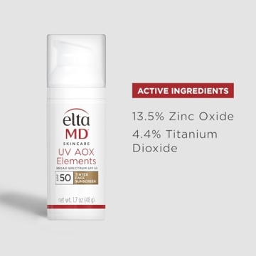 EltaMD Tinted Mineral Face Sunscreen Lotion SPF 50