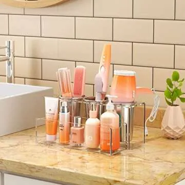 NIUBEE Hair Tool Organizer: Clear and Compact Storage Solution