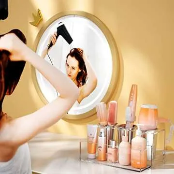 NIUBEE Hair Tool Organizer: Clear and Compact Storage Solution