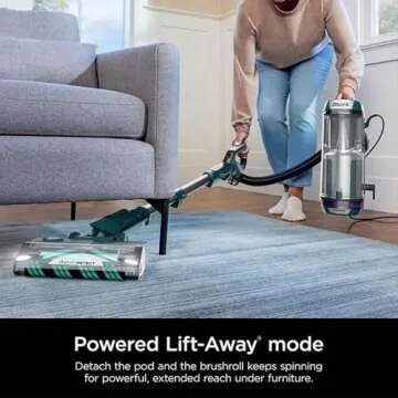 Shark POWERDETECT AZ4000 Upright Vacuum - HEPA Filter & Pet Hair Removal