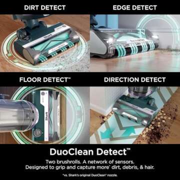 Shark POWERDETECT AZ4000 Upright Vacuum - Powerful Suction