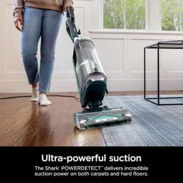 Shark POWERDETECT AZ4000 Upright Vacuum - Powerful Suction