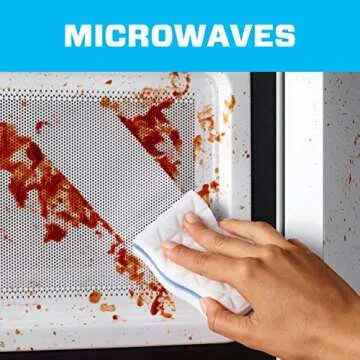 Mr. Clean Magic Eraser Kitchen, Cleaning Pads with Durafoam, 4 count (Packaging May Vary)