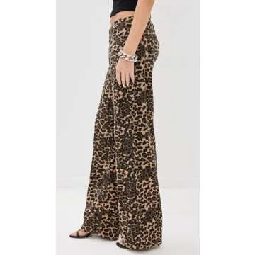 Lioness Women's Top Model Jeans, Leopard, Print, Brown, L