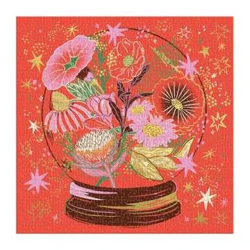 Galison 500 Piece Floral Crystal Ball Jigsaw Puzzle