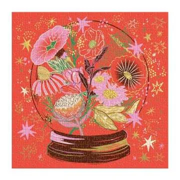 Galison 500 Piece Floral Crystal Ball Jigsaw Puzzle