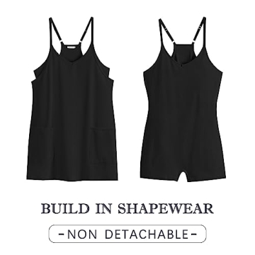 Caracilia Women's Summer Mini Dress with Built-in Shorts