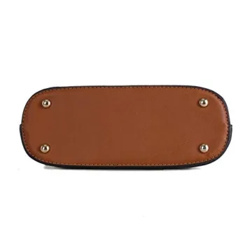 Stylish Eco-Friendly Medium Plaid Dome Crossbody Bag