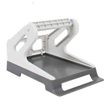 SEEBZ External Label Roll Holder, Roll Label Paper Holder, Fan-Fold Paper Holder for Desktop Label Printer Thermal Receipt Printer, 2 in 1, fits Delivery, Supermarket, Pharmacy Store