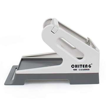 SEEBZ External Label Roll Holder, Roll Label Paper Holder, Fan-Fold Paper Holder for Desktop Label Printer Thermal Receipt Printer, 2 in 1, fits Delivery, Supermarket, Pharmacy Store