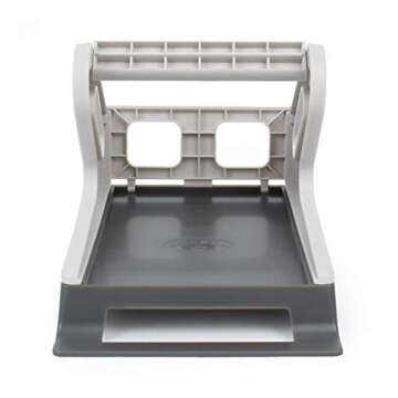 SEEBZ External Label Roll Holder, Roll Label Paper Holder, Fan-Fold Paper Holder for Desktop Label Printer Thermal Receipt Printer, 2 in 1, fits Delivery, Supermarket, Pharmacy Store