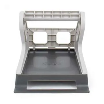 SEEBZ External Label Roll Holder, Roll Label Paper Holder, Fan-Fold Paper Holder for Desktop Label Printer Thermal Receipt Printer, 2 in 1, fits Delivery, Supermarket, Pharmacy Store