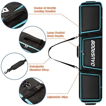 Padded Snowboard Bag with Storage Compartment for Travel