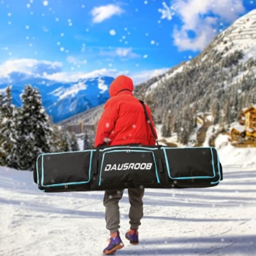 Padded Snowboard Bag with Storage Compartment for Travel